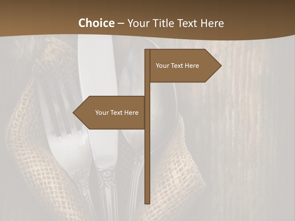 Service Equipment Serving PowerPoint Template