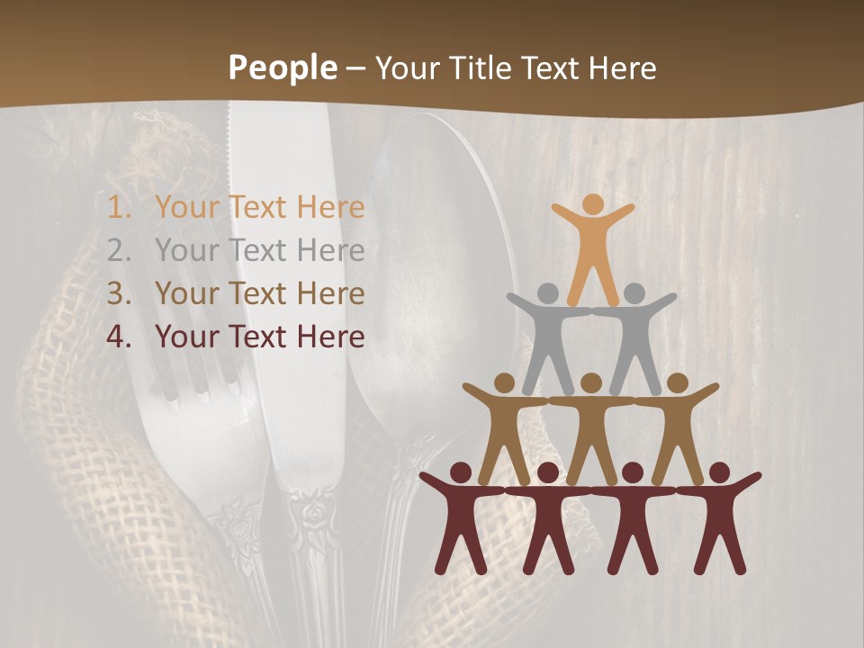 Service Equipment Serving PowerPoint Template