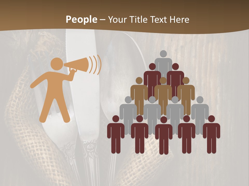 Service Equipment Serving PowerPoint Template