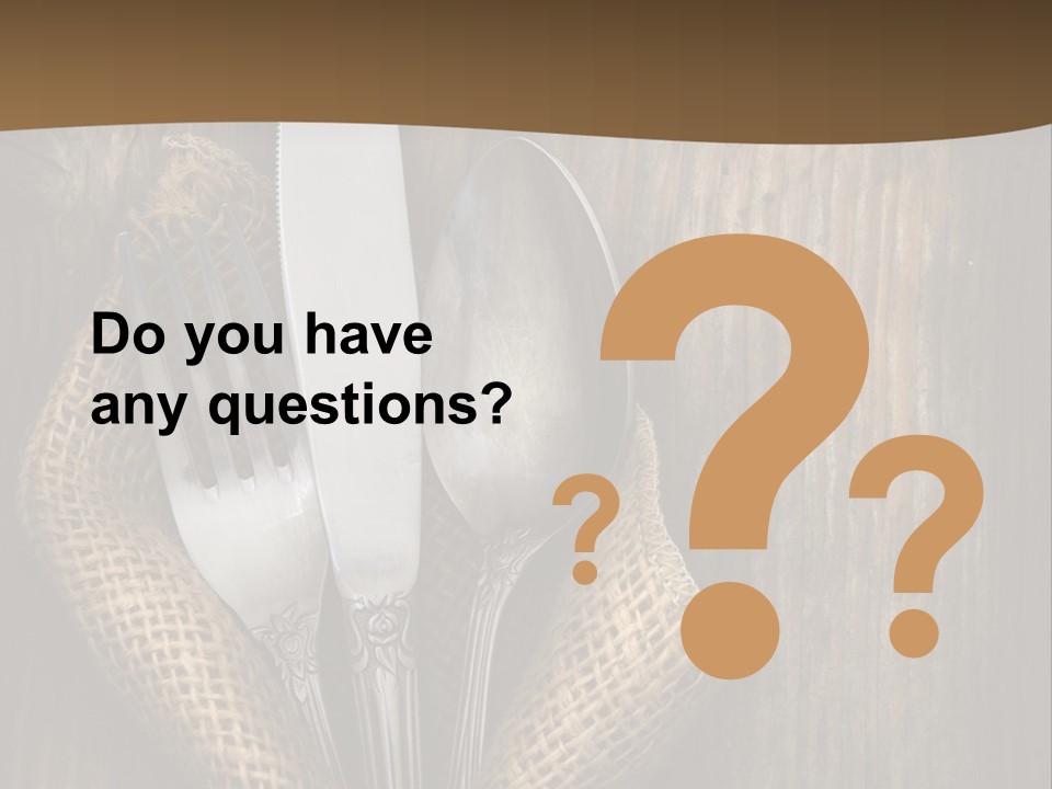 Service Equipment Serving PowerPoint Template