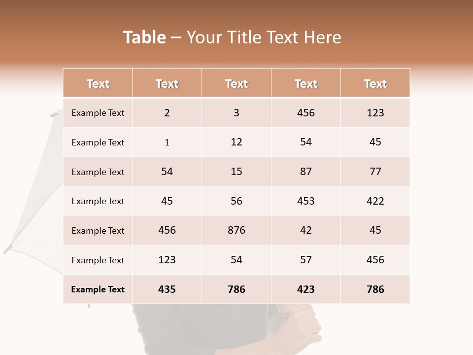 Clo E Elegance One PowerPoint Template
