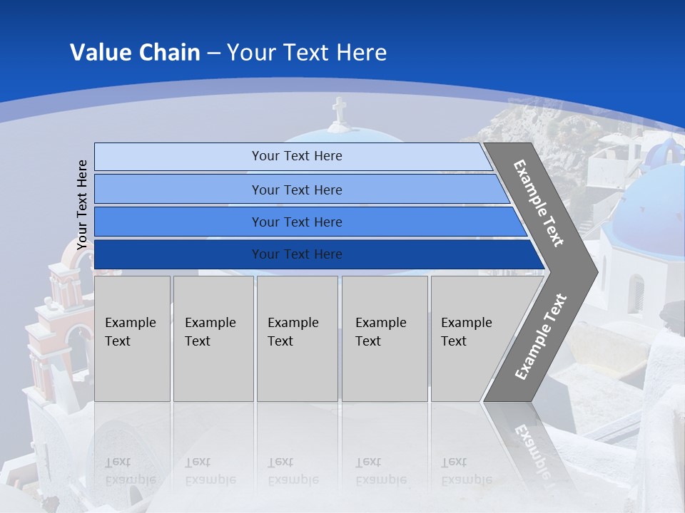 Beautiful View Oia PowerPoint Template