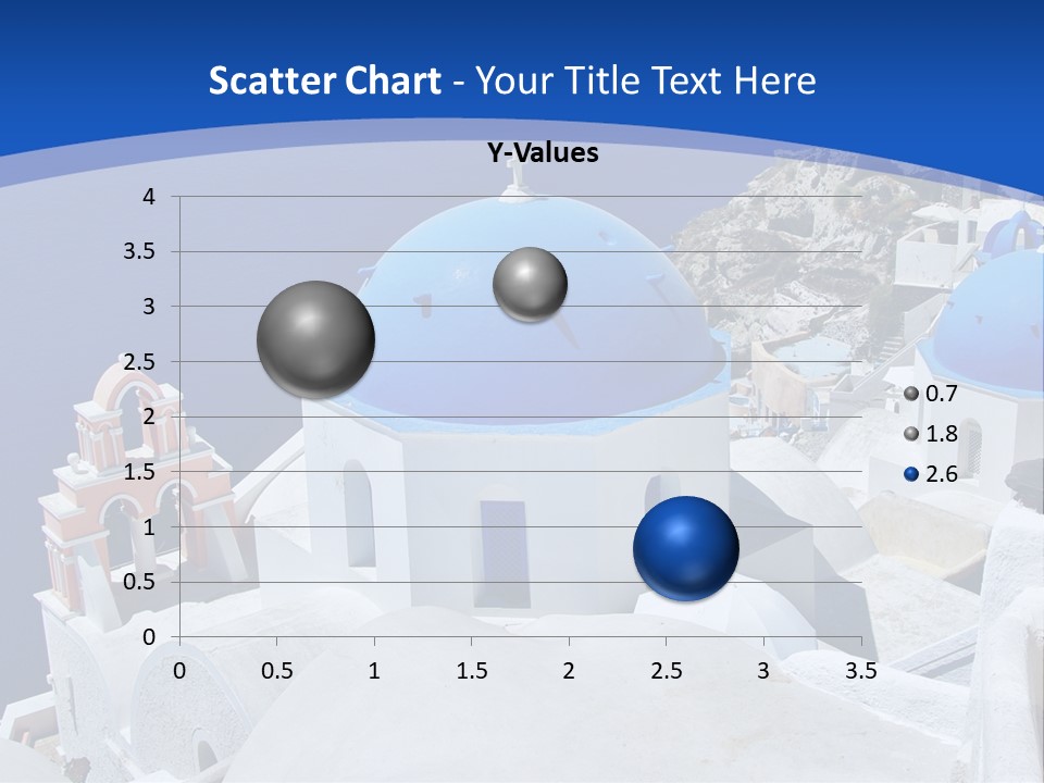 Beautiful View Oia PowerPoint Template
