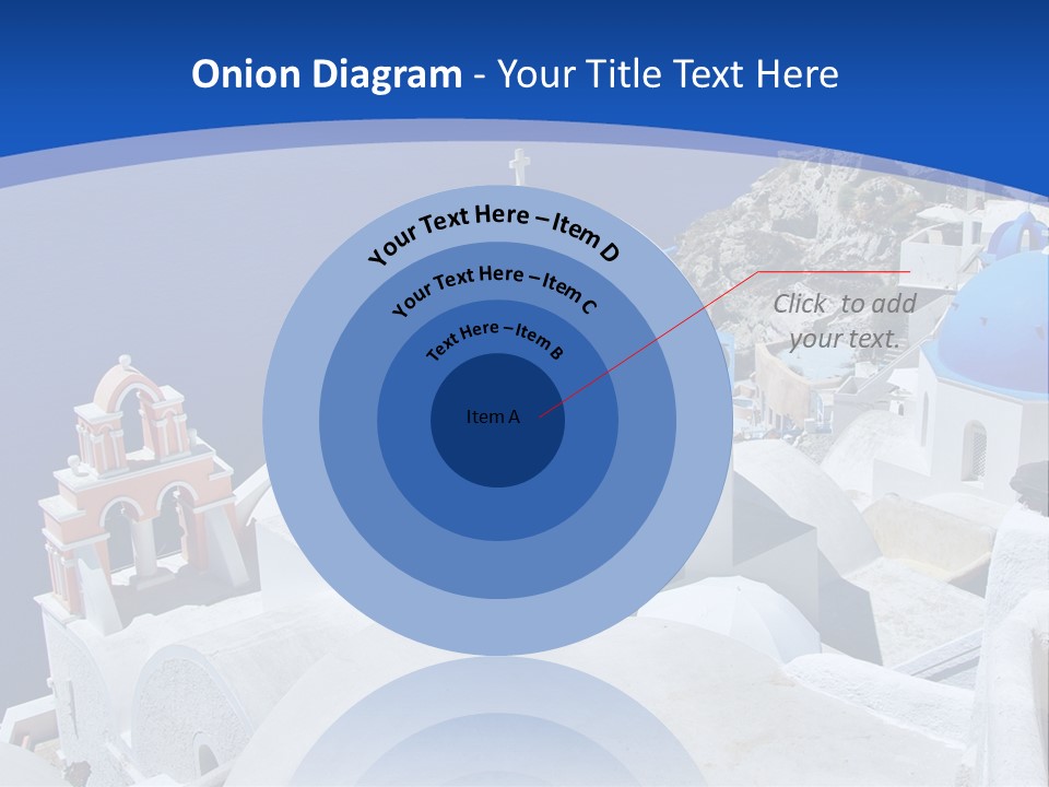 Beautiful View Oia PowerPoint Template