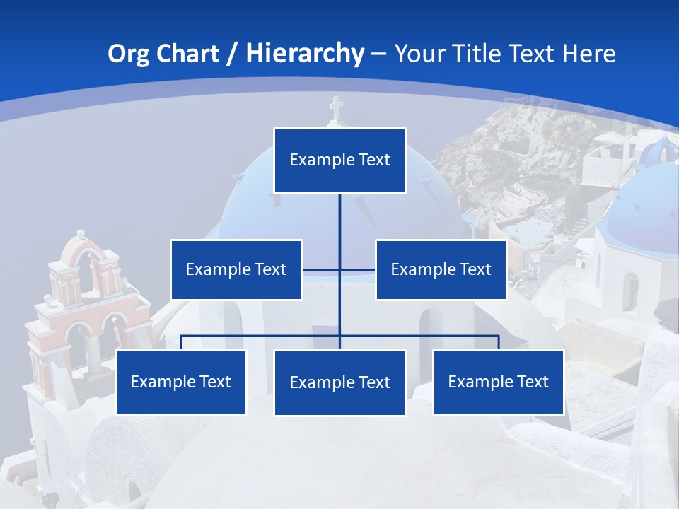 Beautiful View Oia PowerPoint Template