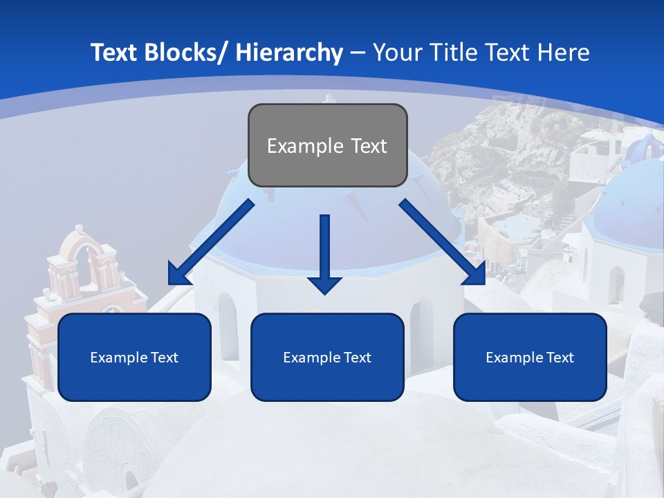 Beautiful View Oia PowerPoint Template