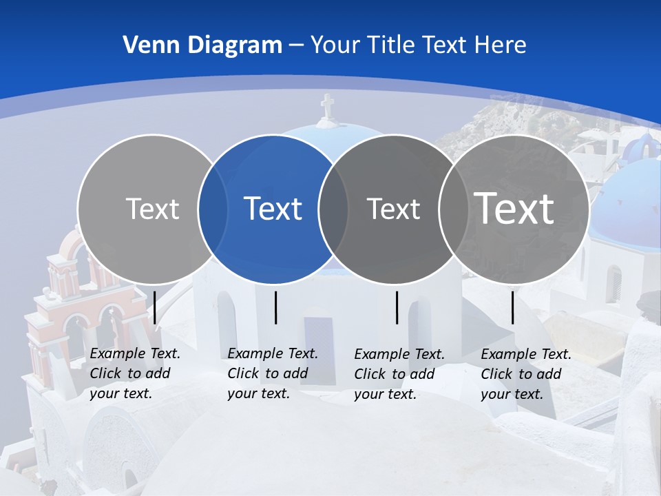 Beautiful View Oia PowerPoint Template