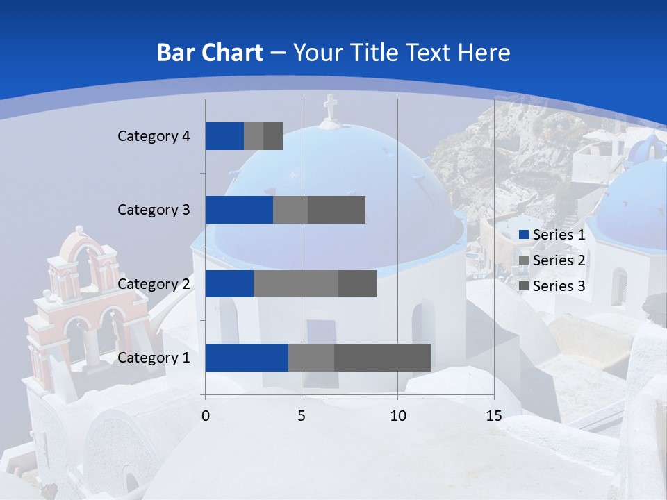 Beautiful View Oia PowerPoint Template