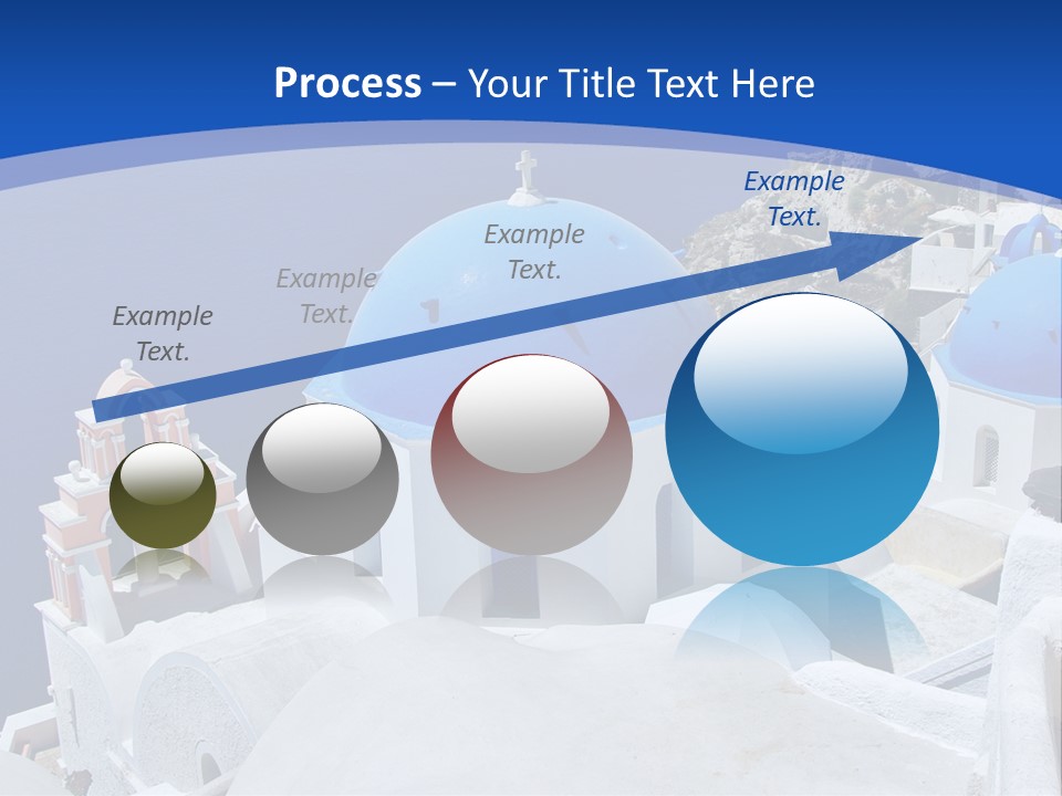 Beautiful View Oia PowerPoint Template