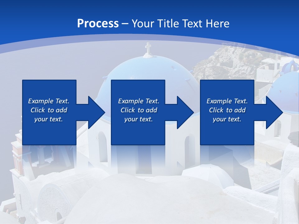 Beautiful View Oia PowerPoint Template
