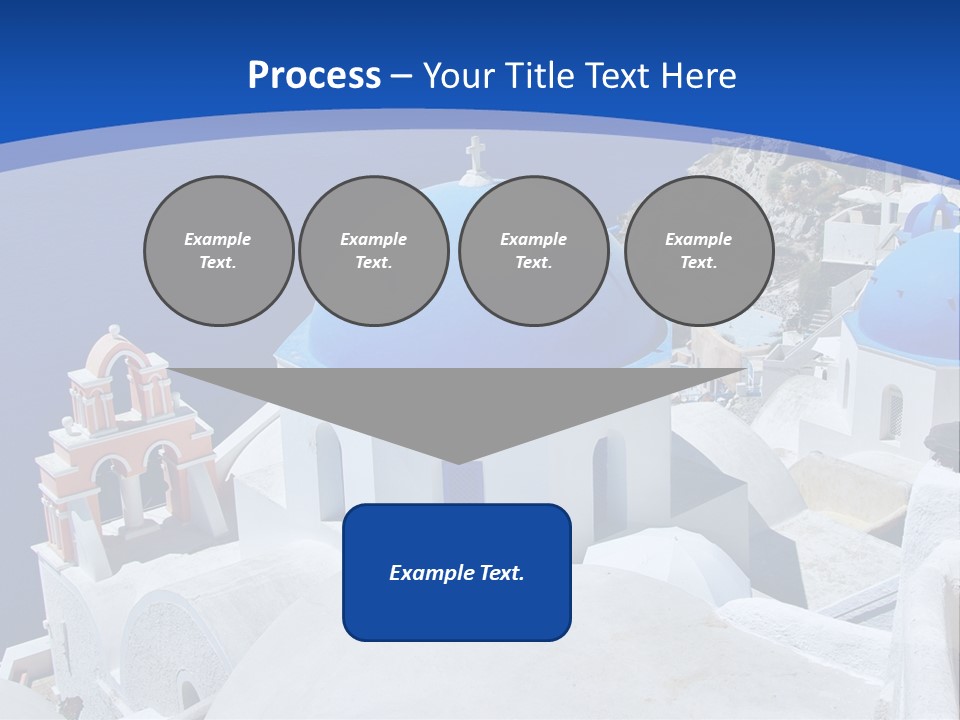 Beautiful View Oia PowerPoint Template