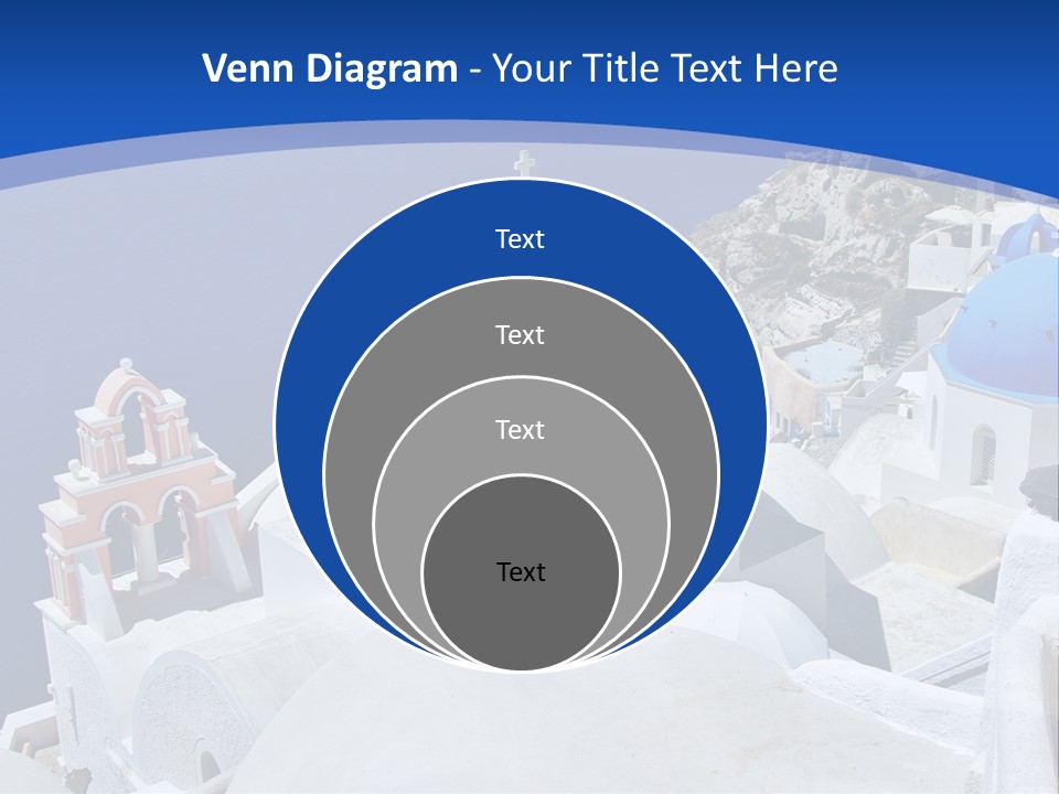 Beautiful View Oia PowerPoint Template