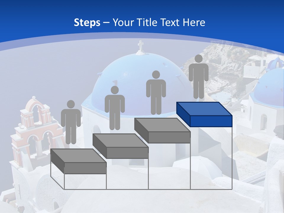 Beautiful View Oia PowerPoint Template