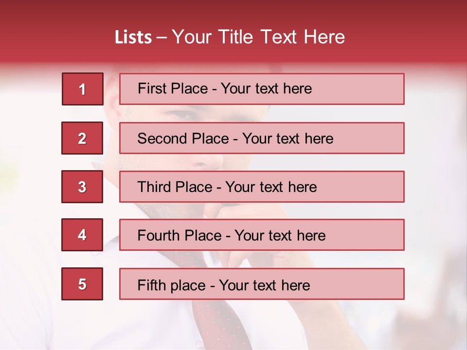 Professional Businessman Business PowerPoint Template
