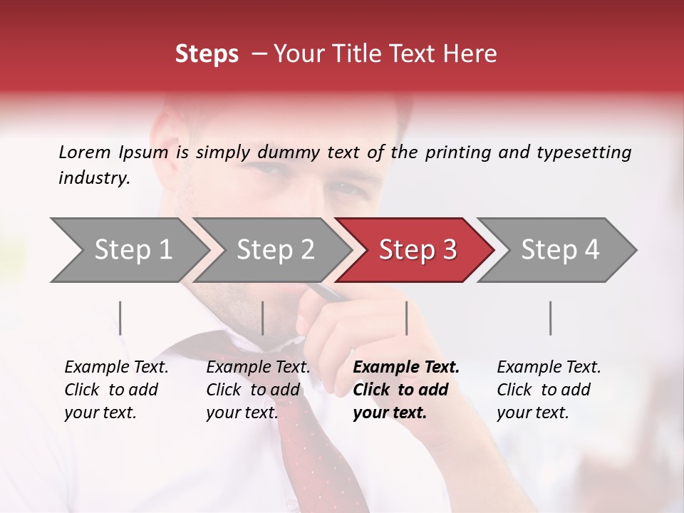 Professional Businessman Business PowerPoint Template