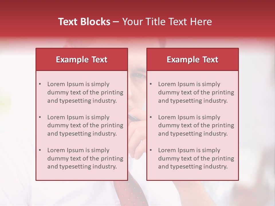Professional Businessman Business PowerPoint Template