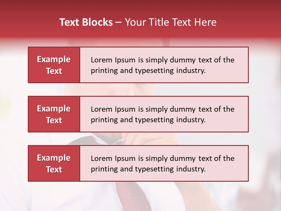 Professional Businessman Business PowerPoint Template