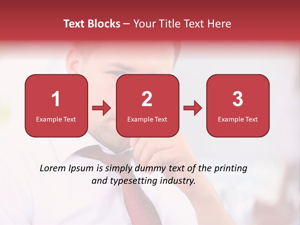 Professional Businessman Business PowerPoint Template