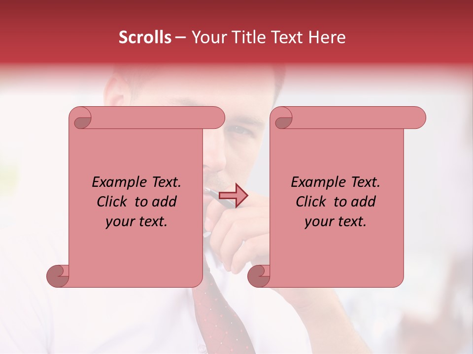 Professional Businessman Business PowerPoint Template