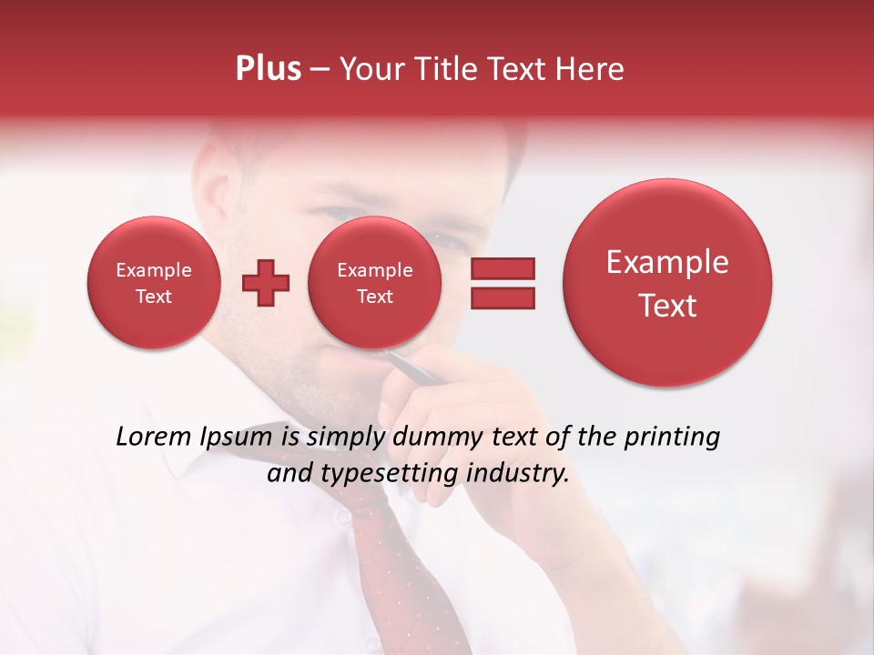 Professional Businessman Business PowerPoint Template