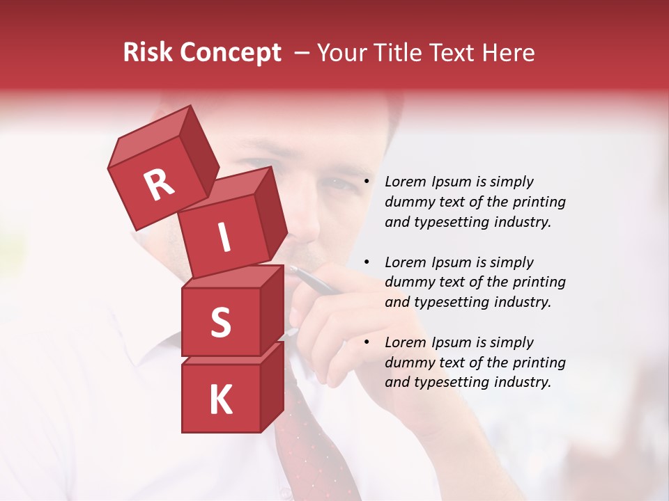 Professional Businessman Business PowerPoint Template