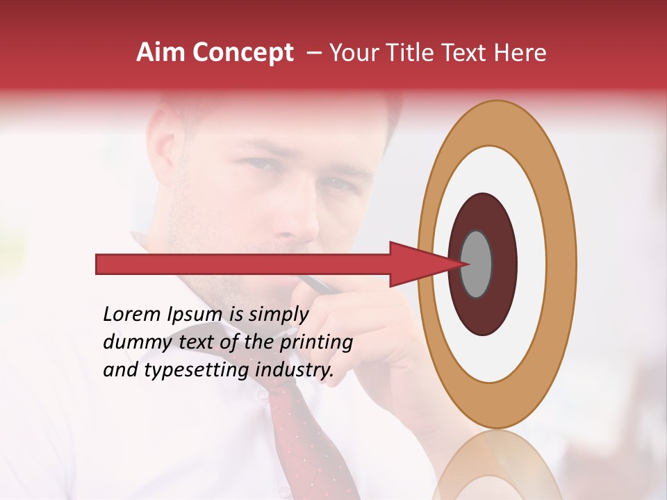 Professional Businessman Business PowerPoint Template