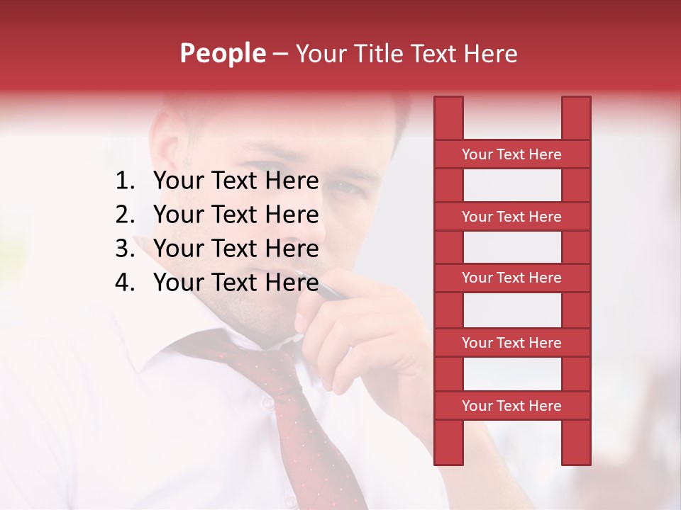 Professional Businessman Business PowerPoint Template