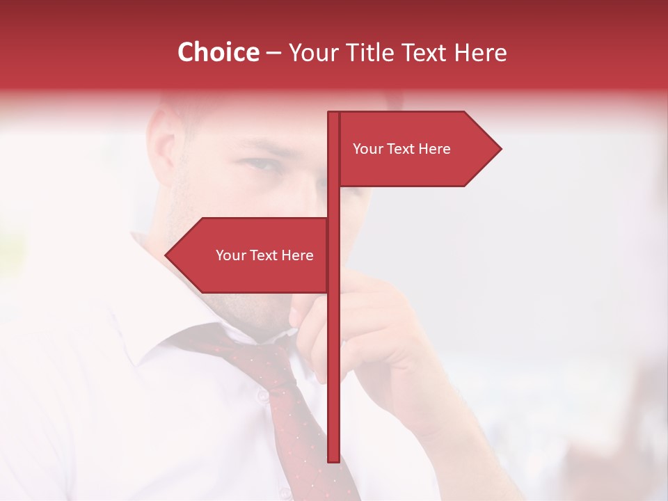 Professional Businessman Business PowerPoint Template