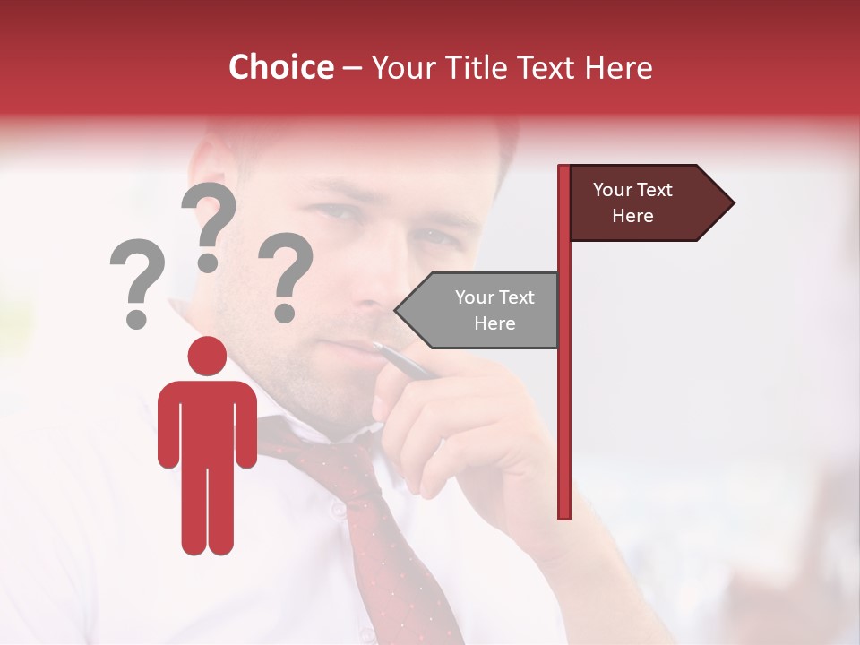 Professional Businessman Business PowerPoint Template