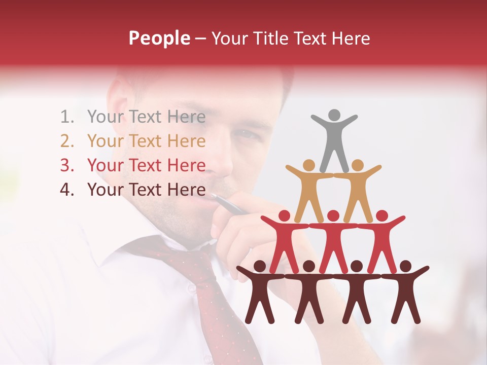 Professional Businessman Business PowerPoint Template