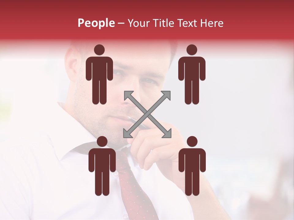 Professional Businessman Business PowerPoint Template