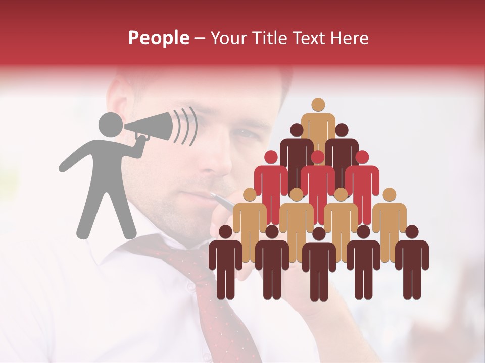 Professional Businessman Business PowerPoint Template