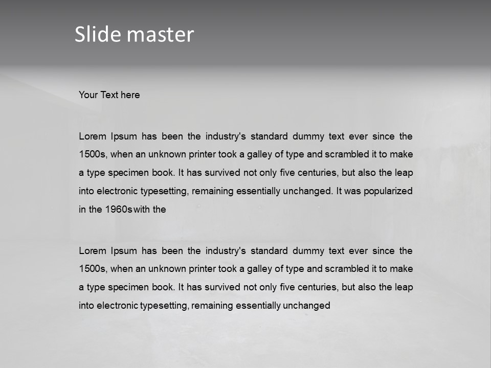 Parking Square Backdrop PowerPoint Template