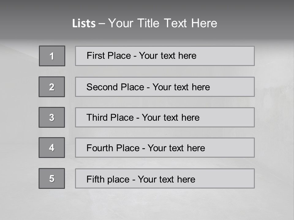 Parking Square Backdrop PowerPoint Template