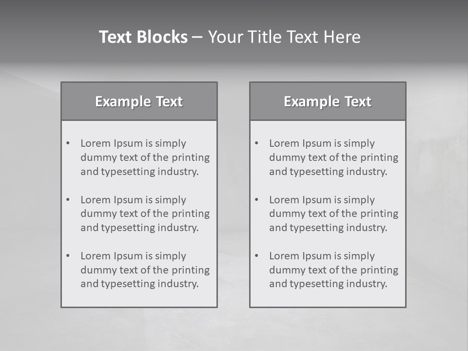 Parking Square Backdrop PowerPoint Template