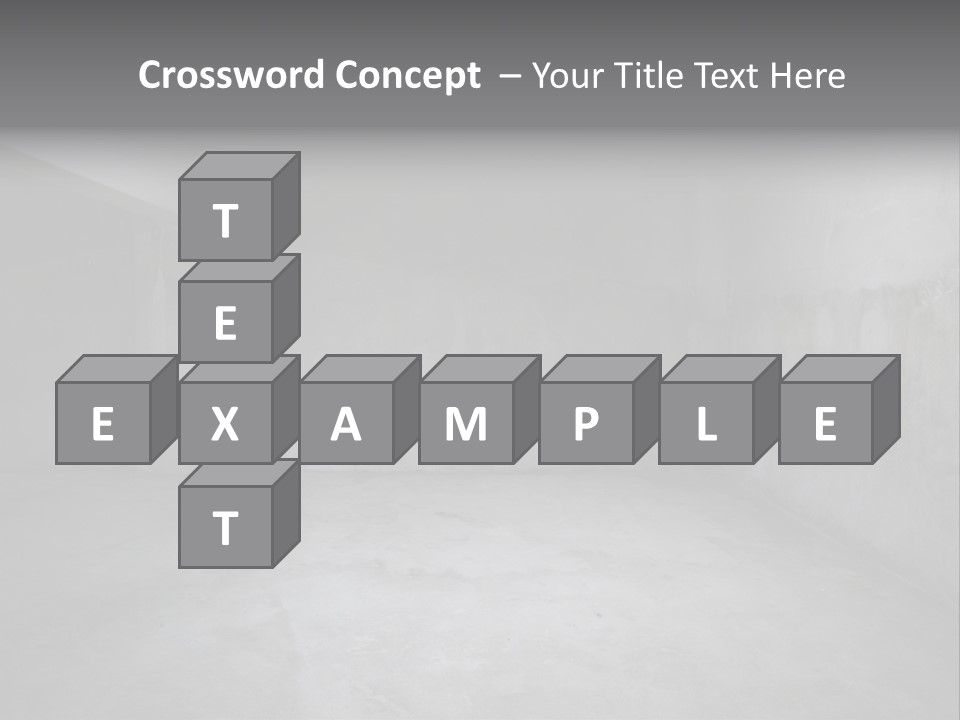 Parking Square Backdrop PowerPoint Template