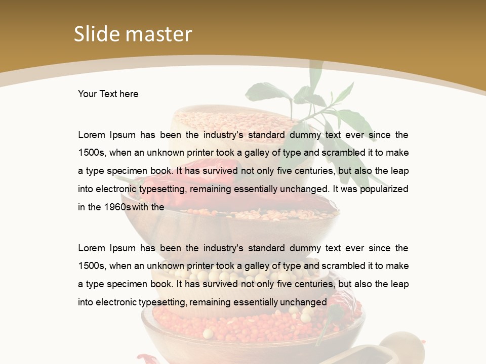 Bean Red Close PowerPoint Template