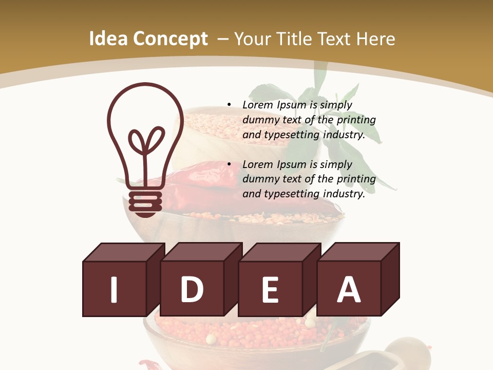 Bean Red Close PowerPoint Template