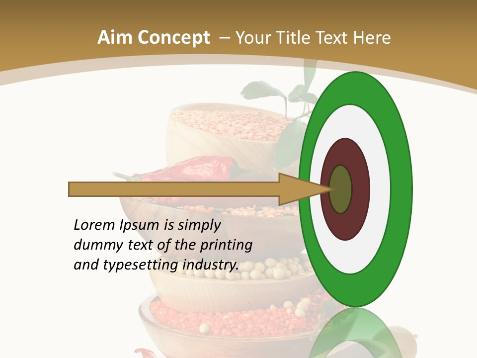 Bean Red Close PowerPoint Template