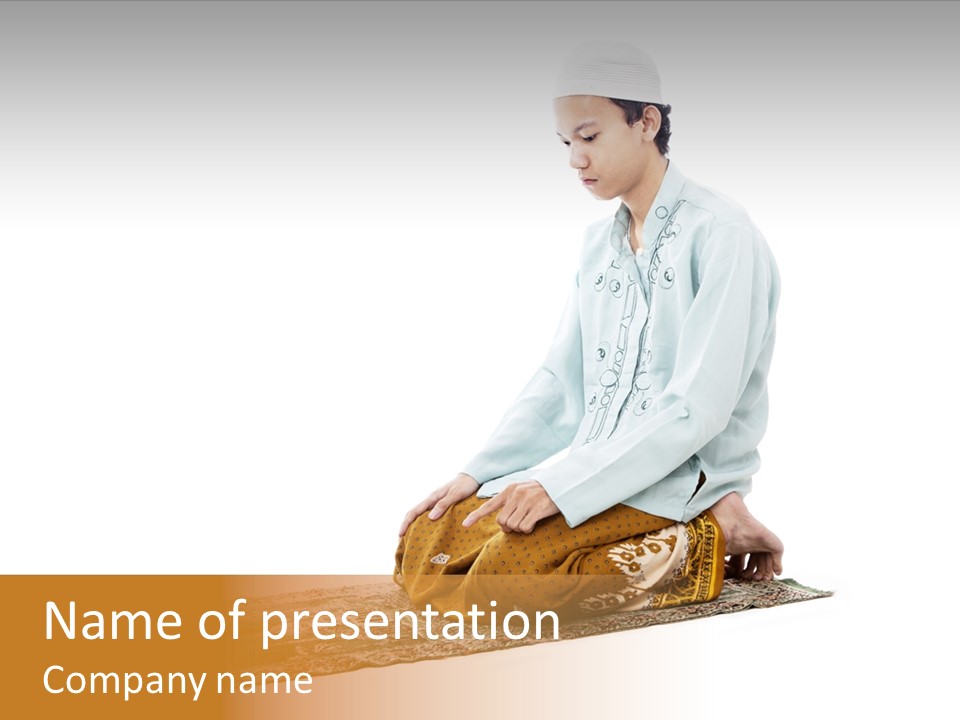 Routine Ramadan Spiritual PowerPoint Template