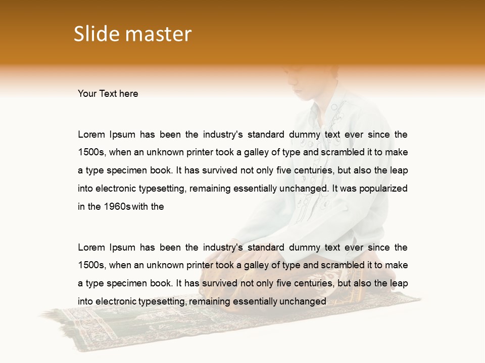 Routine Ramadan Spiritual PowerPoint Template