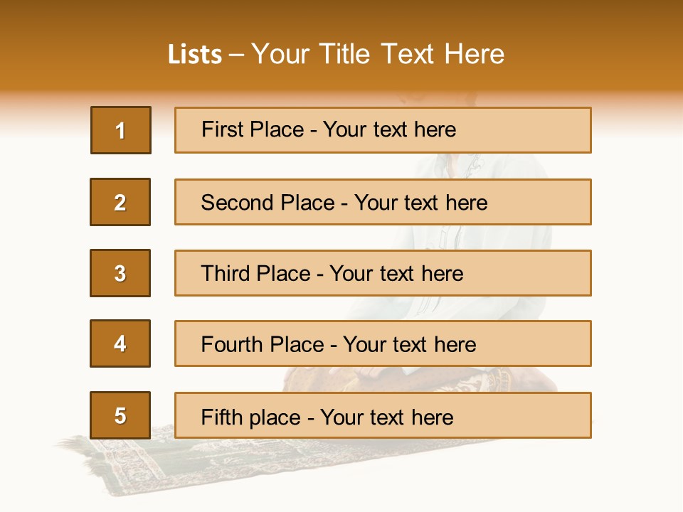 Routine Ramadan Spiritual PowerPoint Template