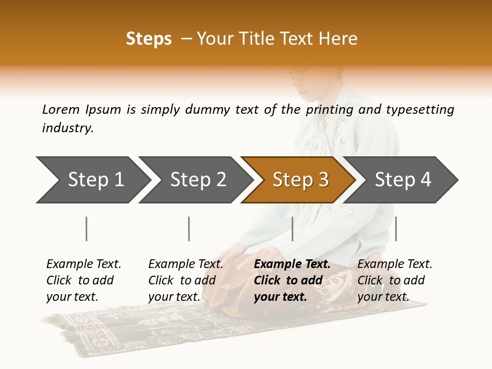 Routine Ramadan Spiritual PowerPoint Template