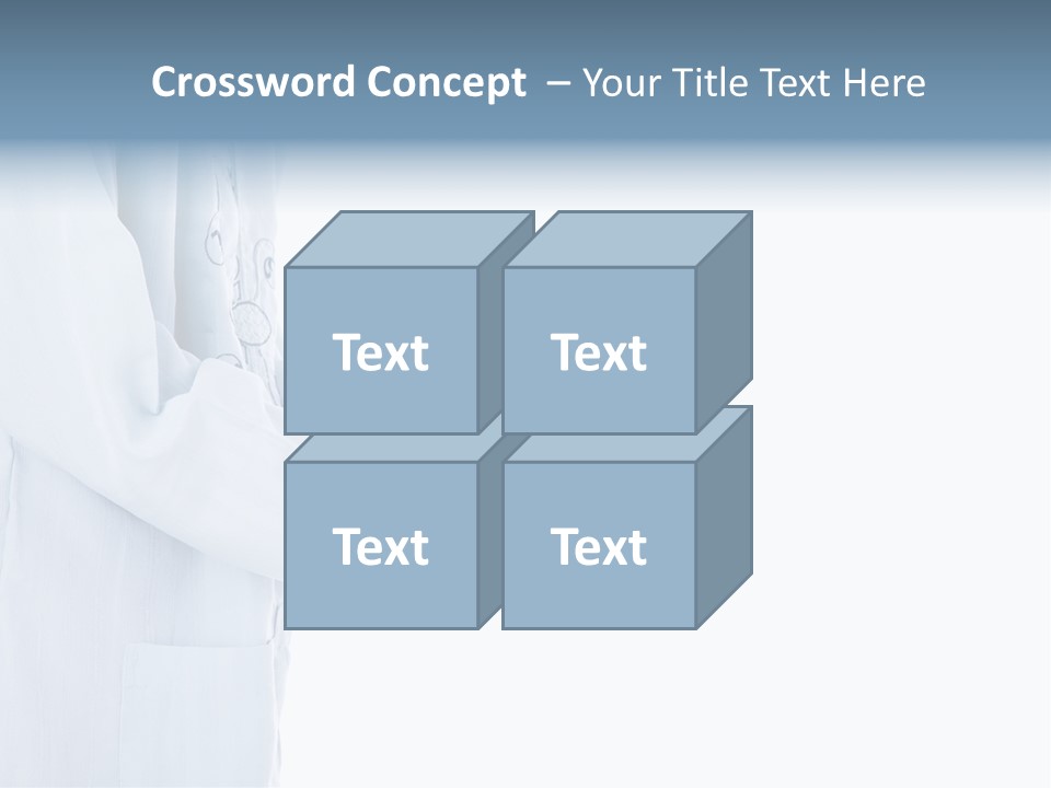 Condone Isolated Muslim Dress PowerPoint Template