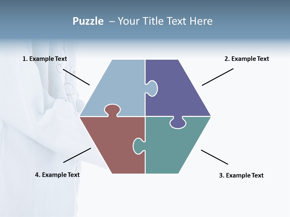 Condone Isolated Muslim Dress PowerPoint Template