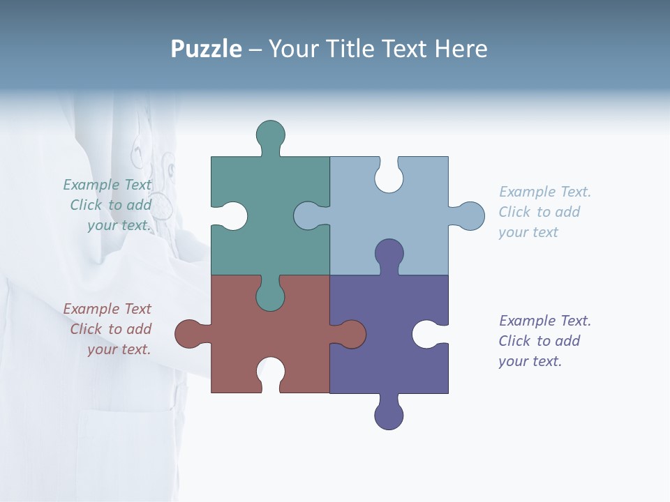 Condone Isolated Muslim Dress PowerPoint Template