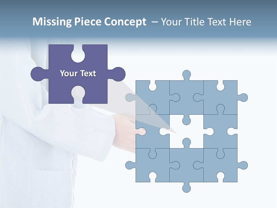 Condone Isolated Muslim Dress PowerPoint Template