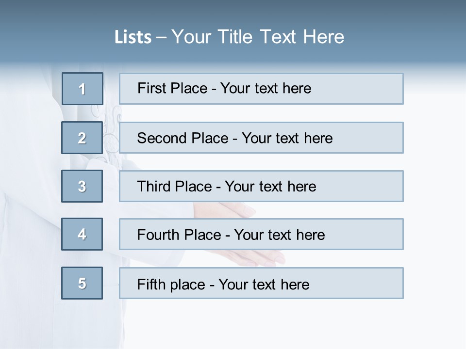 Condone Isolated Muslim Dress PowerPoint Template