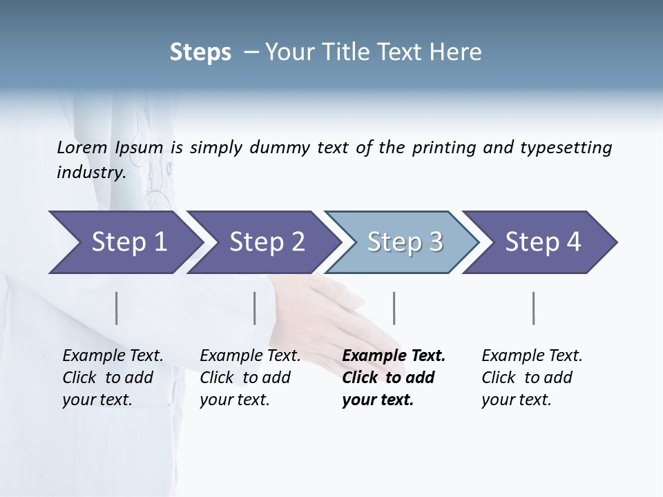 Condone Isolated Muslim Dress PowerPoint Template