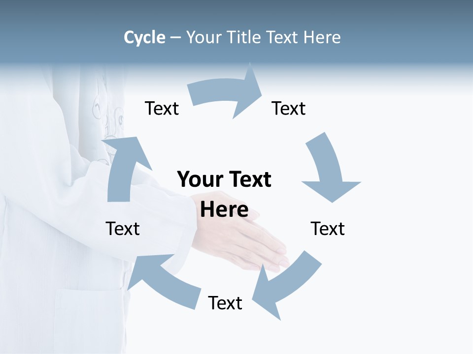 Condone Isolated Muslim Dress PowerPoint Template